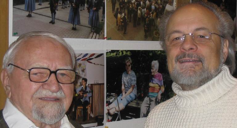 Leo Hablig (90 Jahre jung) u. Gottfried Kraft